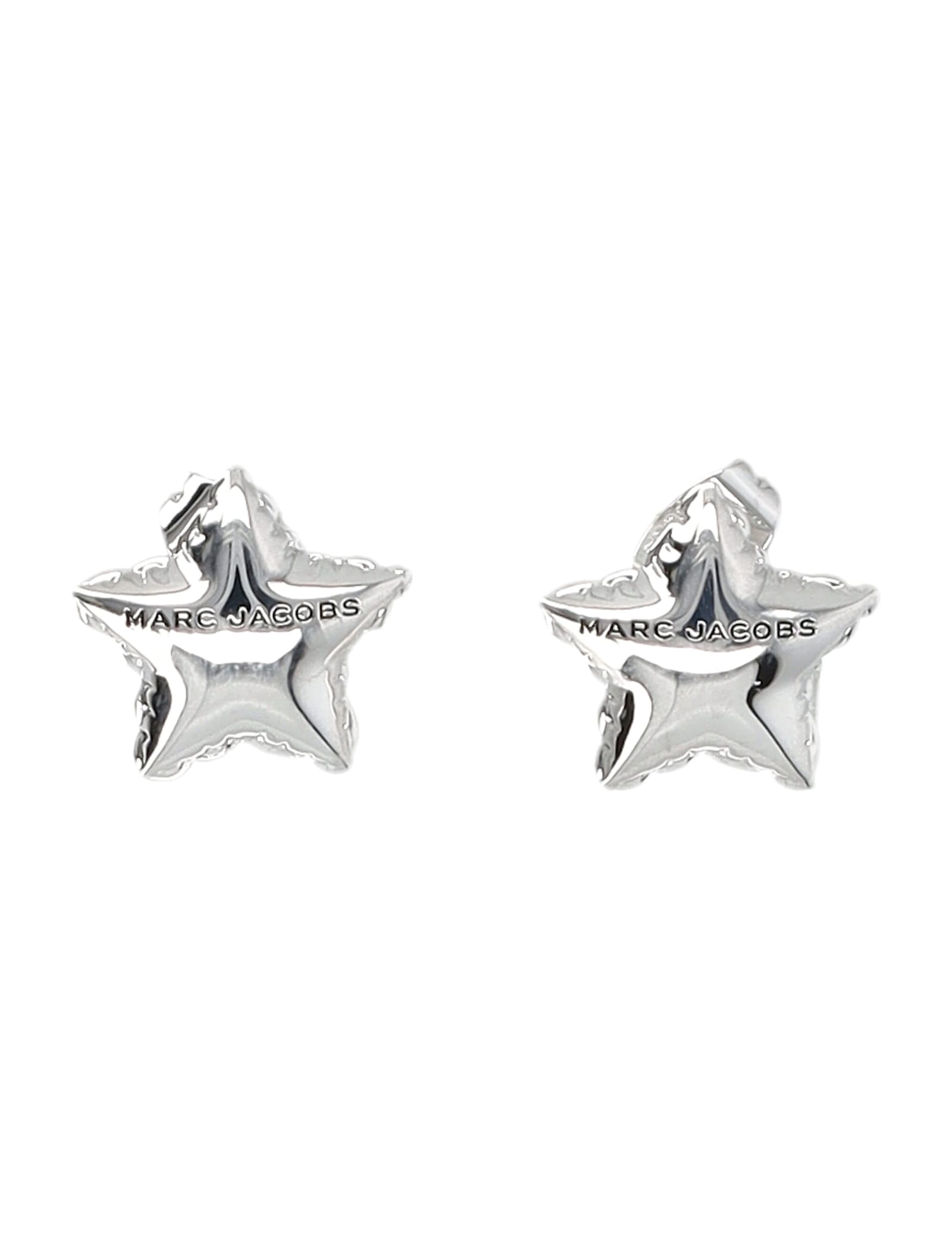 Marc Jacobs The Balloon Star Studs Earrings In White