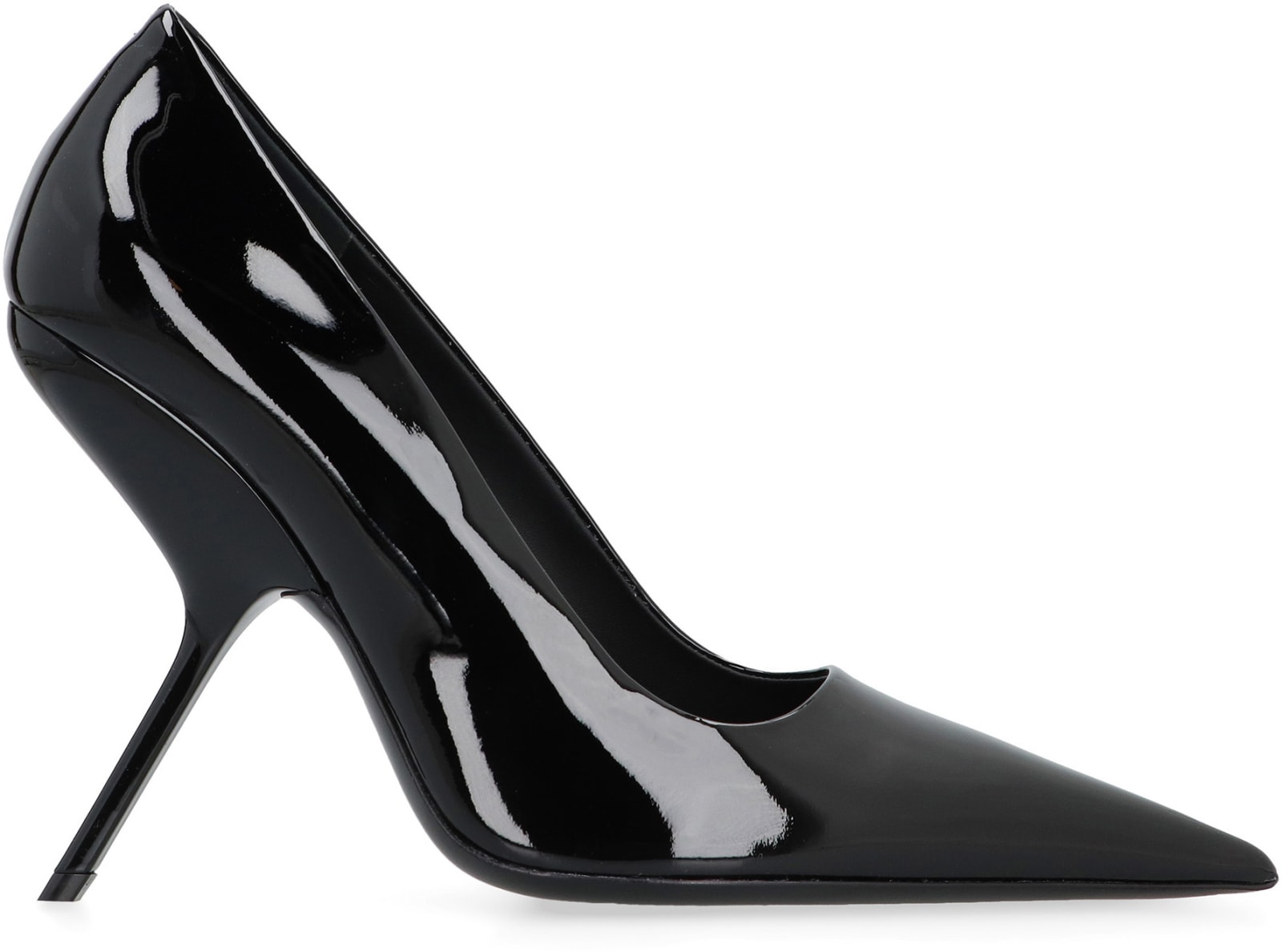 Shop Ferragamo Eva Patent Leather Pumps In Black