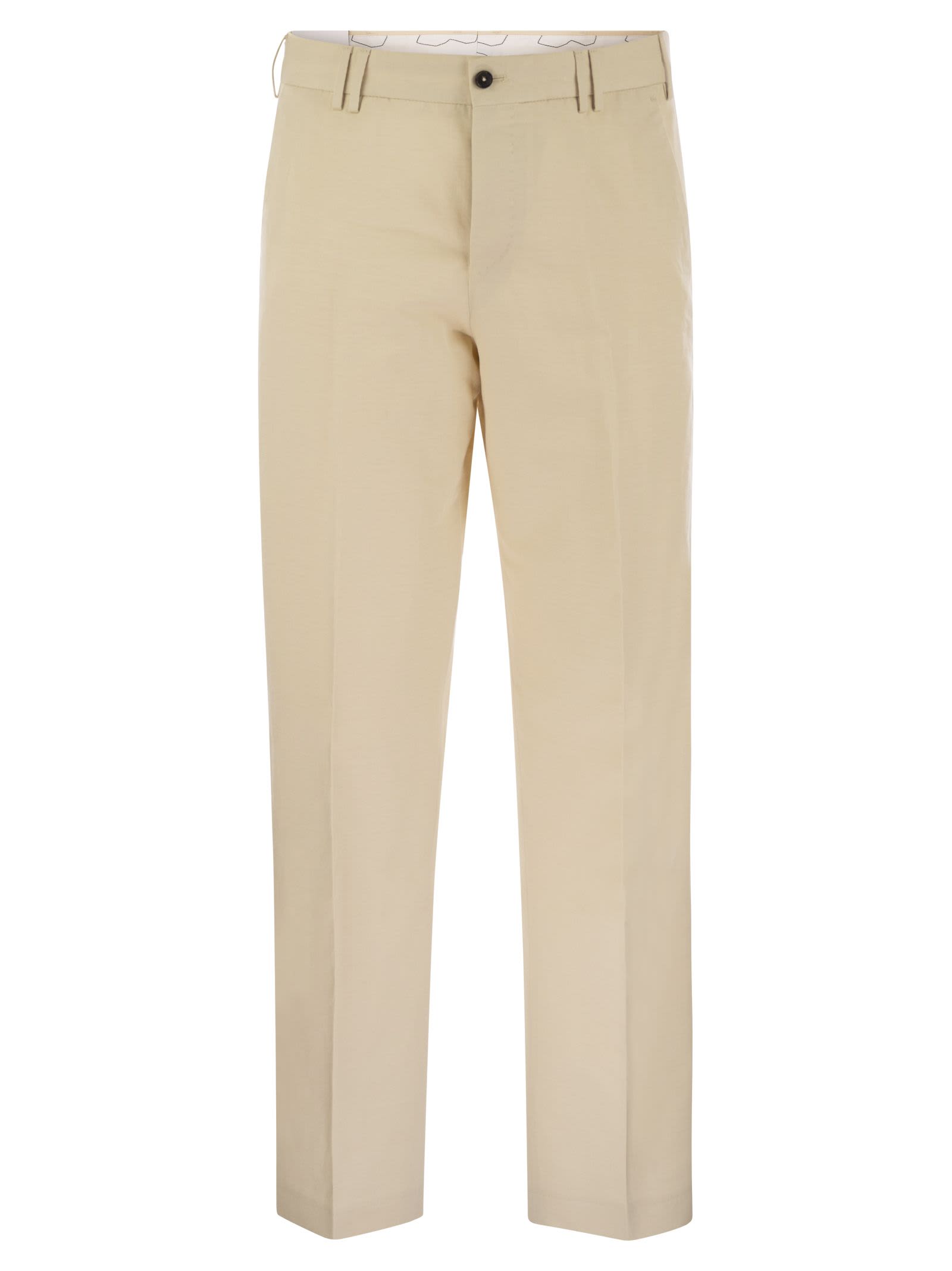 Pt Torino Michael Trousers In Light Beige