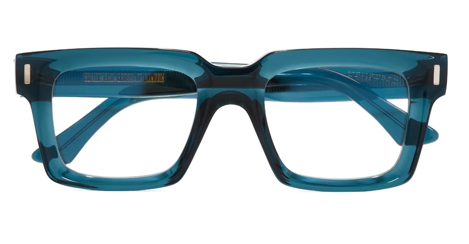 Cutler And Gross 1386 - Deep Teal Rx Glasses In Blue