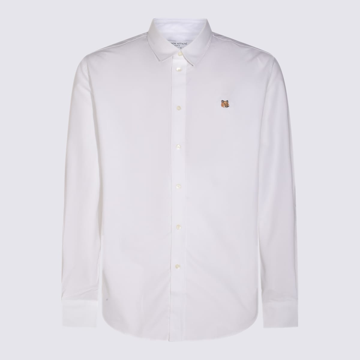 Maison Kitsuné White Cotton Shirt