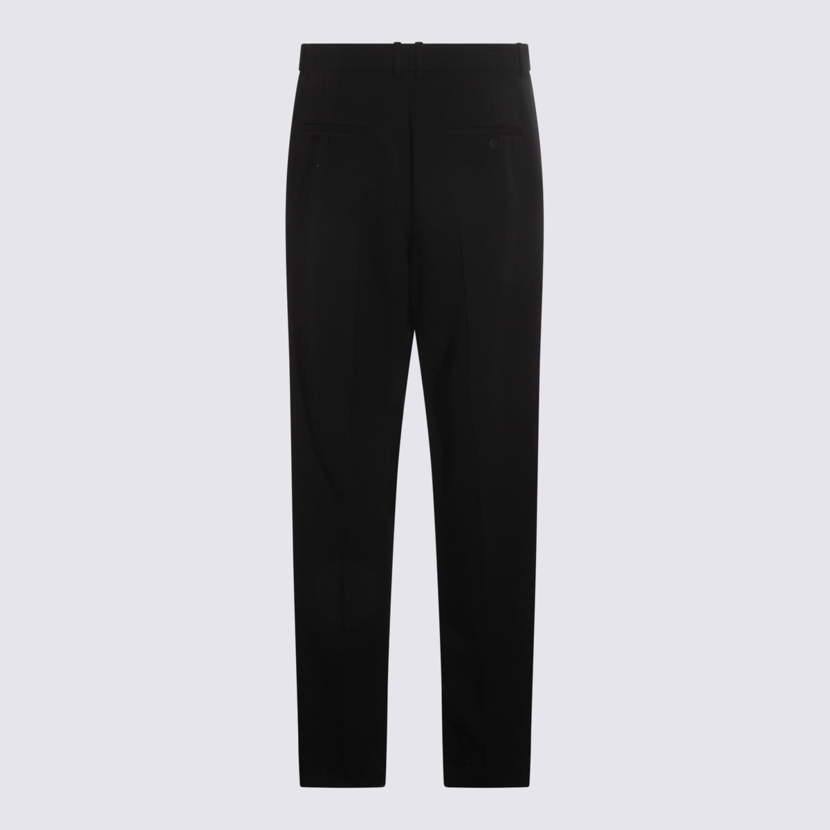 Saint Laurent Straight-leg Tailored Trousers In Black