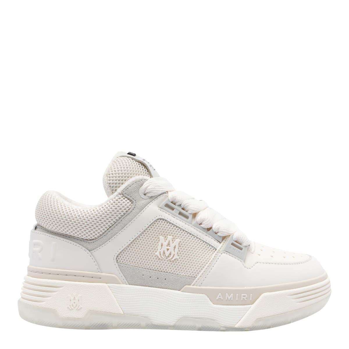 Amiri Ma-1 Mesh-panel Lace-up Shoes In Gray