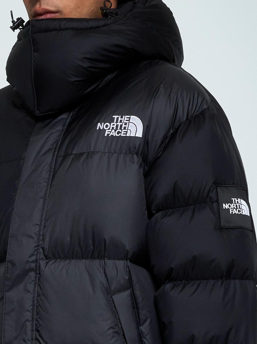 Shop The North Face Tnf X Yinka Ilori Quilted Nylon Down Puffer Jacket In Tnf Black/asphalt Grey