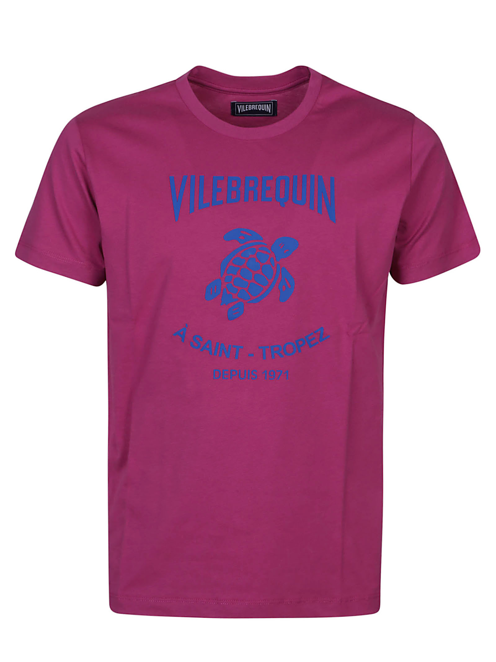 Vilebrequin Washed T-shirt In Festival Fuchsia