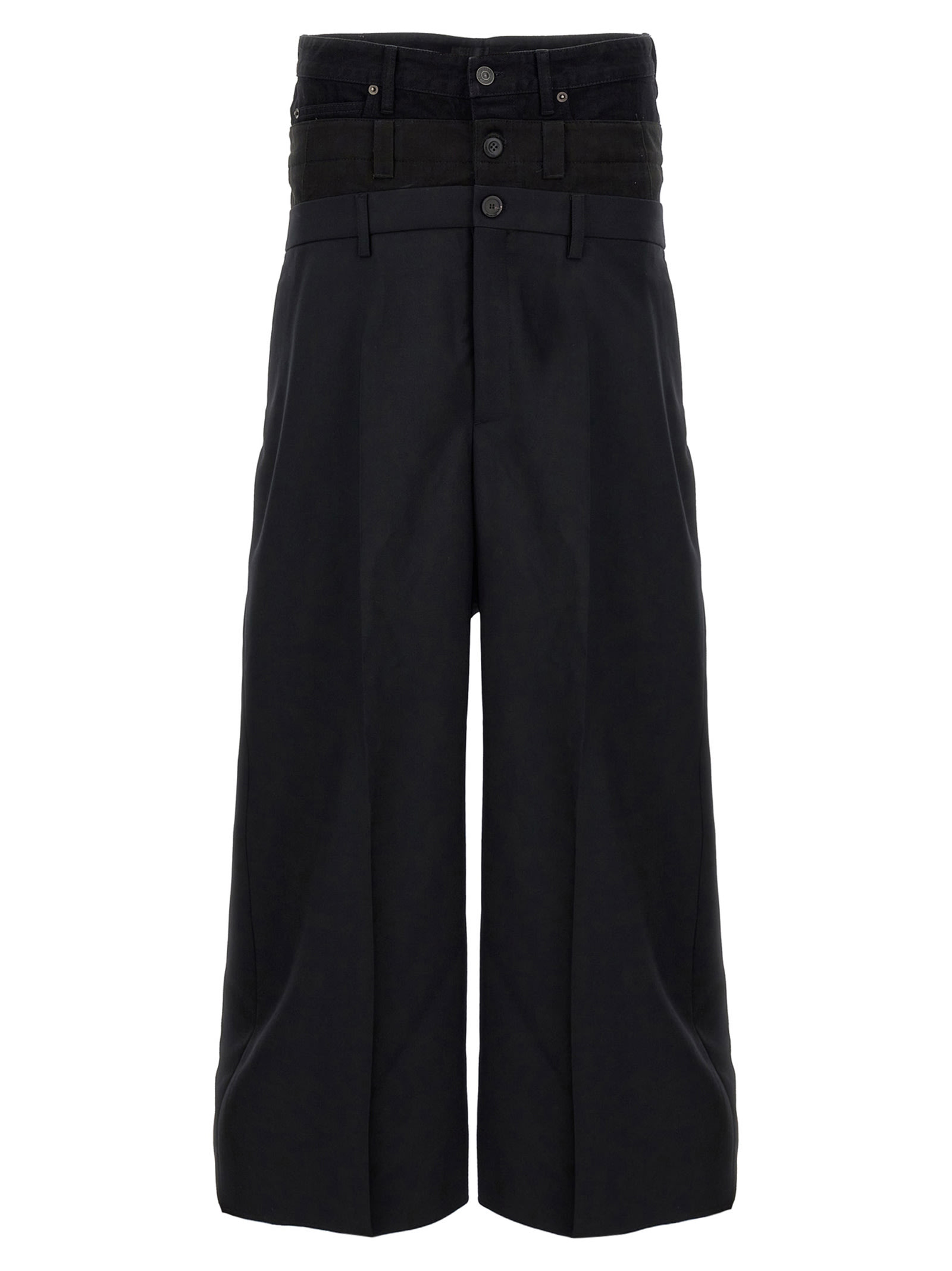 Shop Balenciaga Tailored Pants In Black