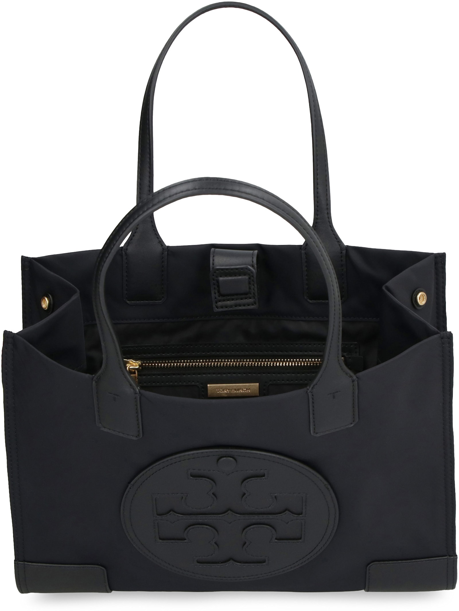 Shop Tory Burch Ella Mini Tote In Black