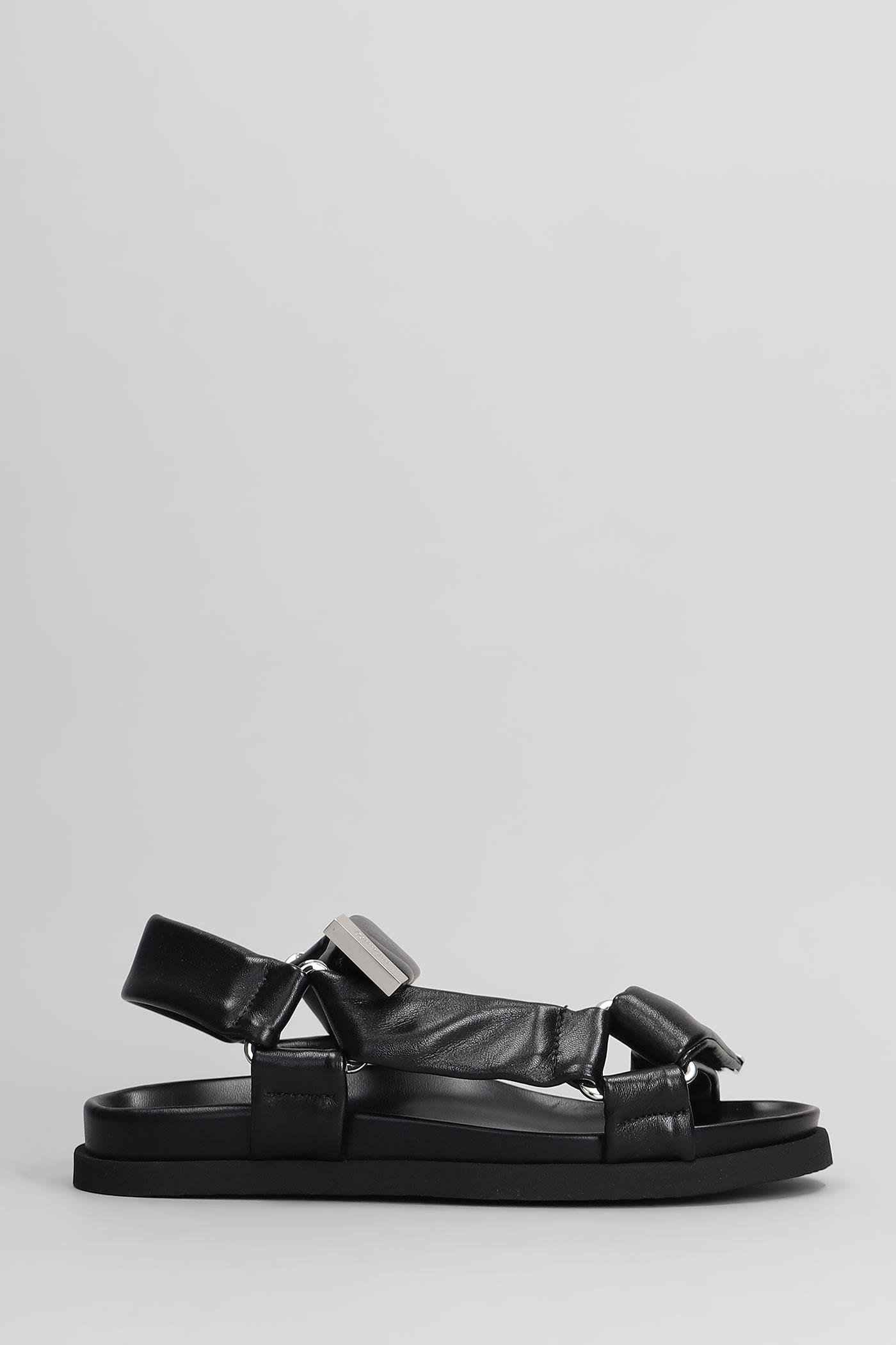 Salinas Flats In Black Leather