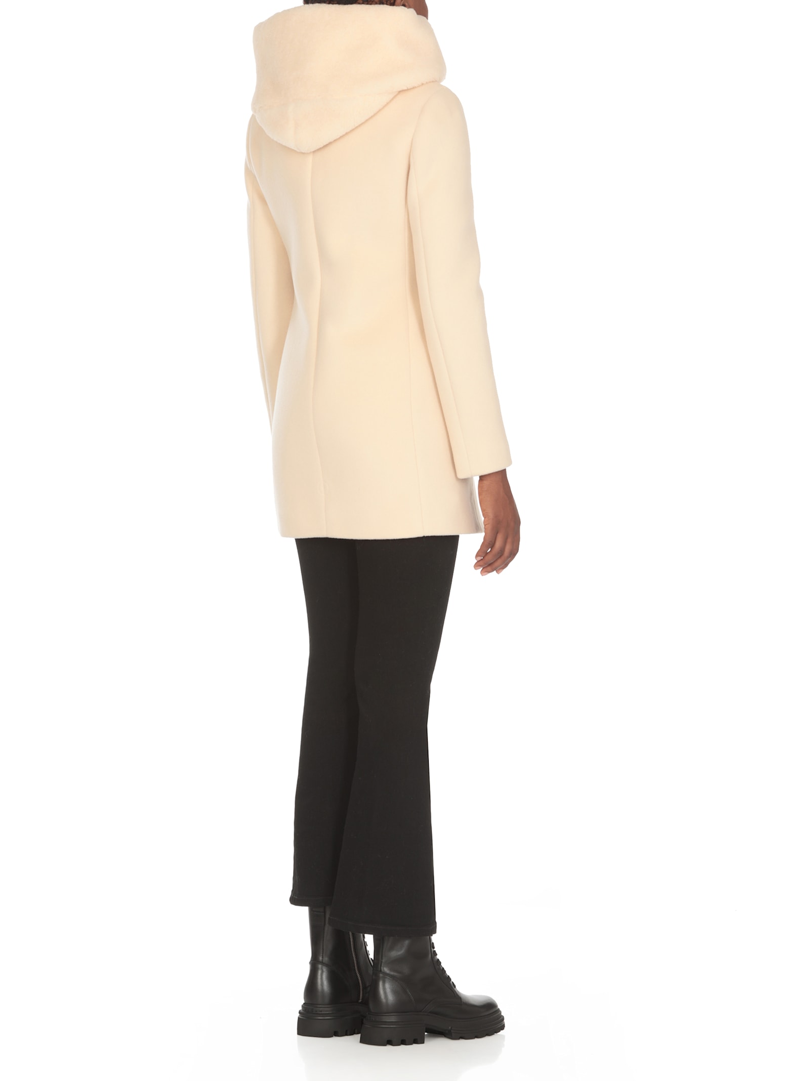 Shop Fay Toggle Coat In Beige