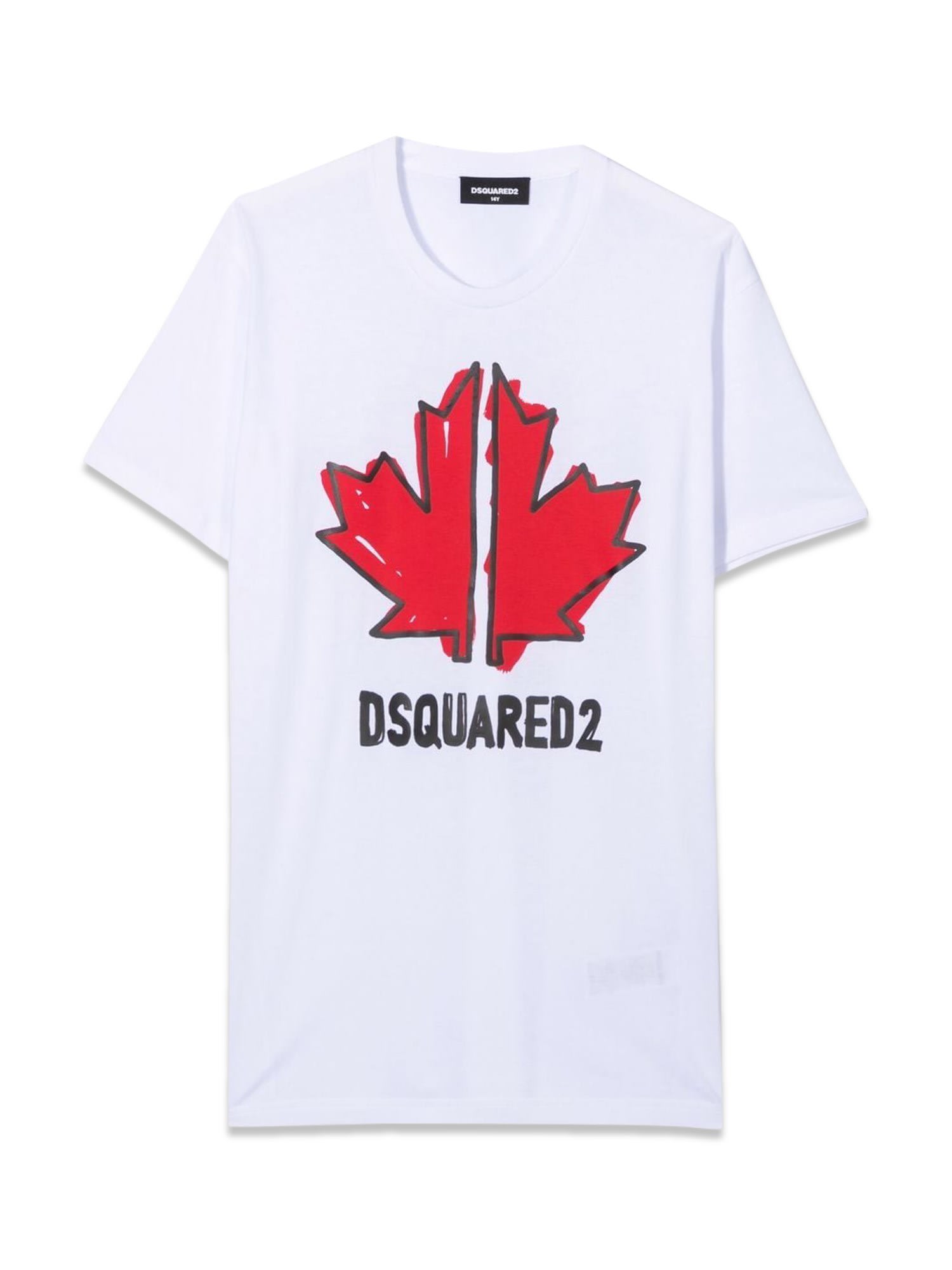 Dsquared2 Kids' Shirt In Bianco