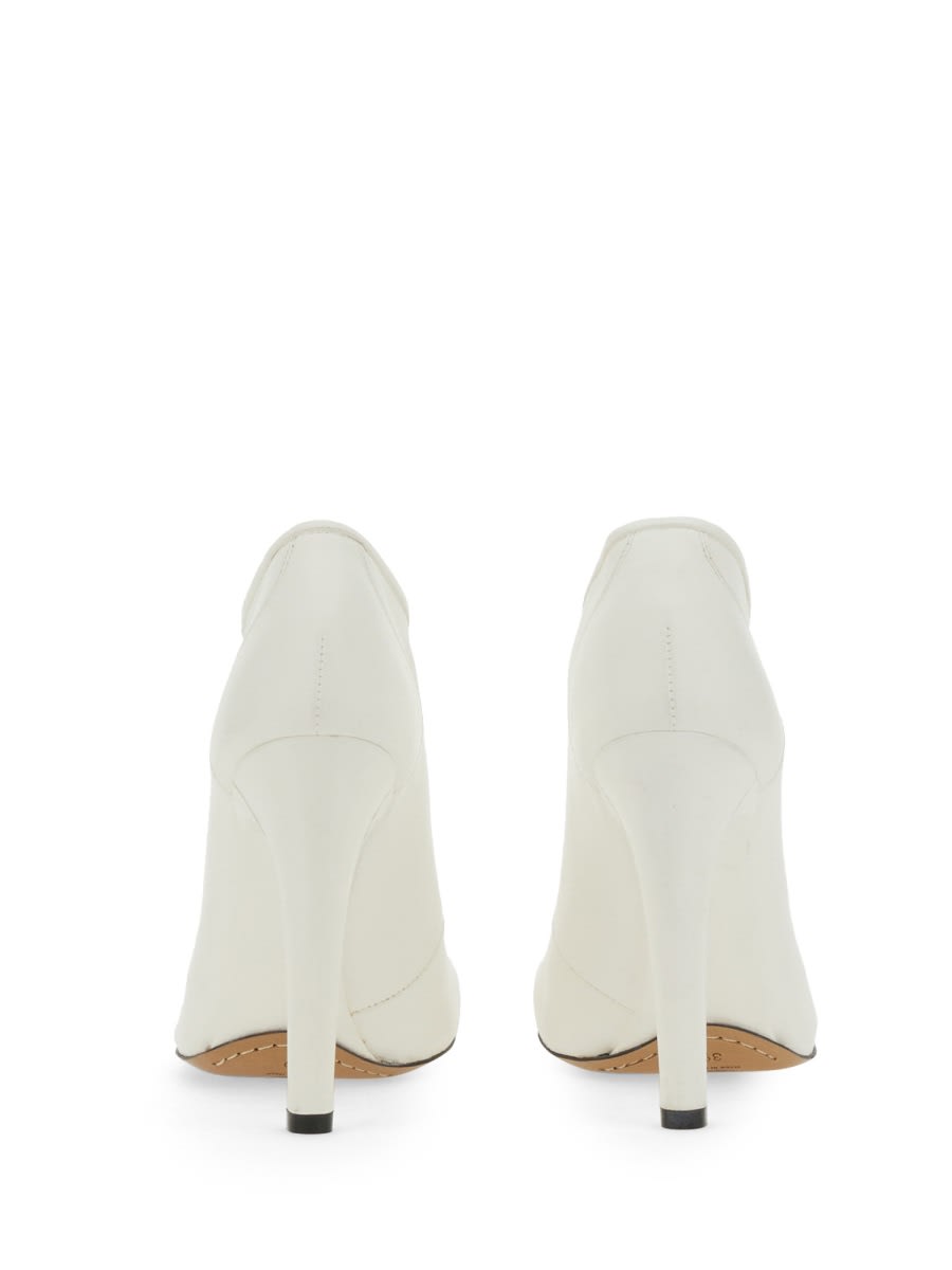 Shop Dries Van Noten Lace-up With Heel In White