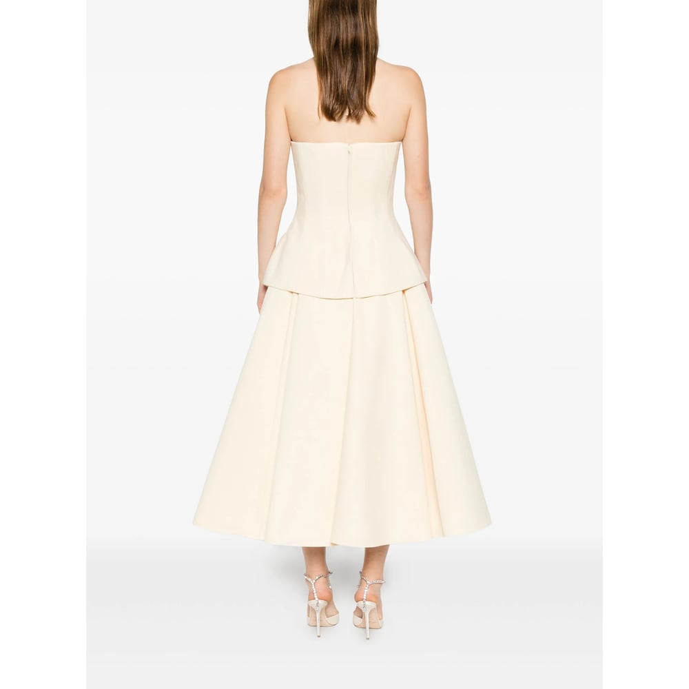 Solace London Dress In Neutral