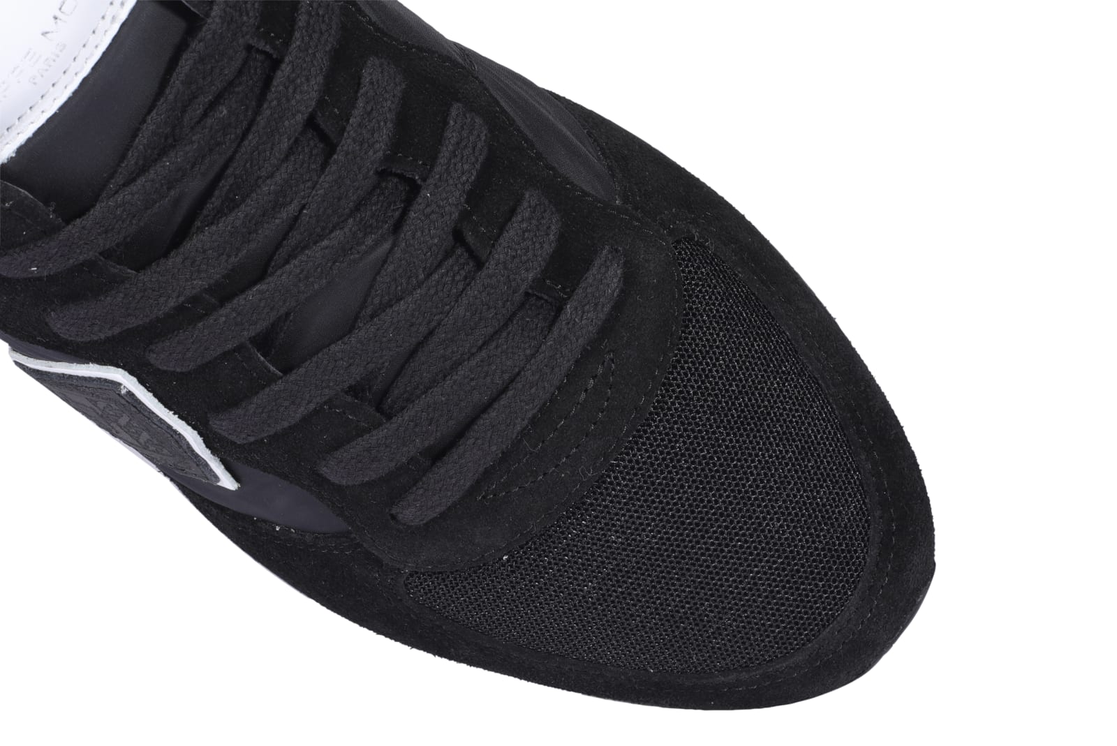 Shop Philippe Model Trpx Veau Sneakers In Black