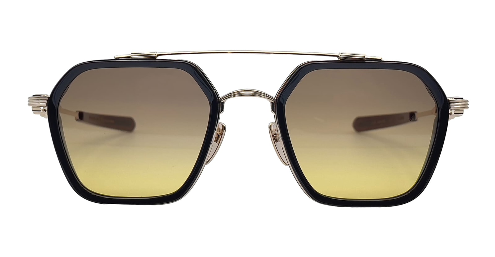 Shop Chrome Hearts Hotation - Classic Brown Sunglasses