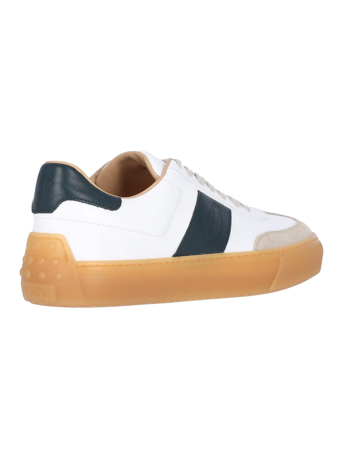 Shop Tod's Tabs Sneakers In White