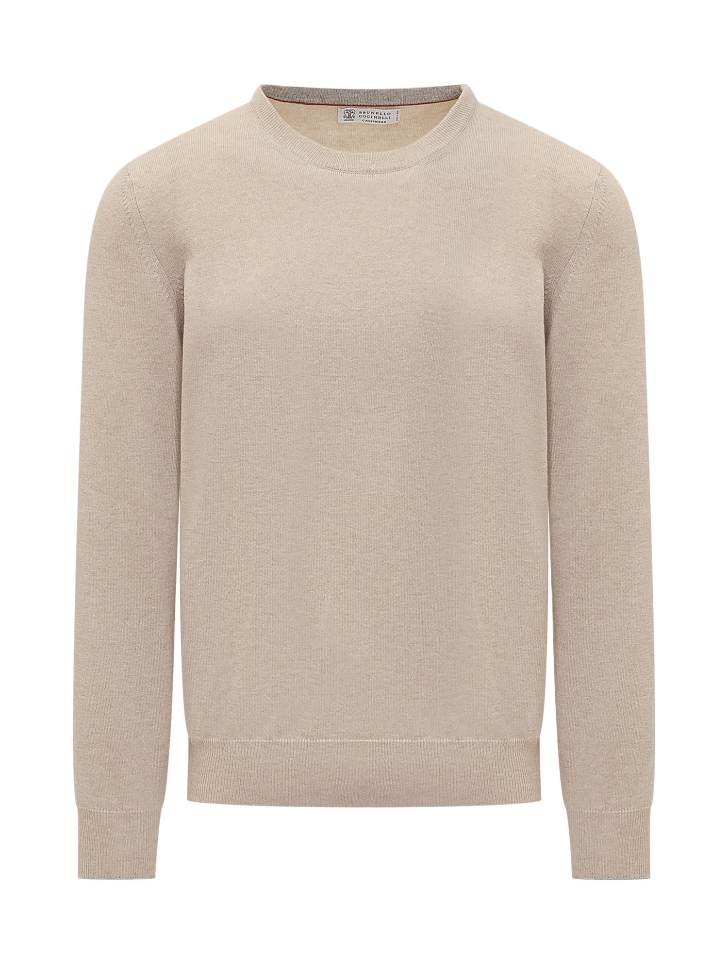 Shop Brunello Cucinelli Sweater In Sabbia