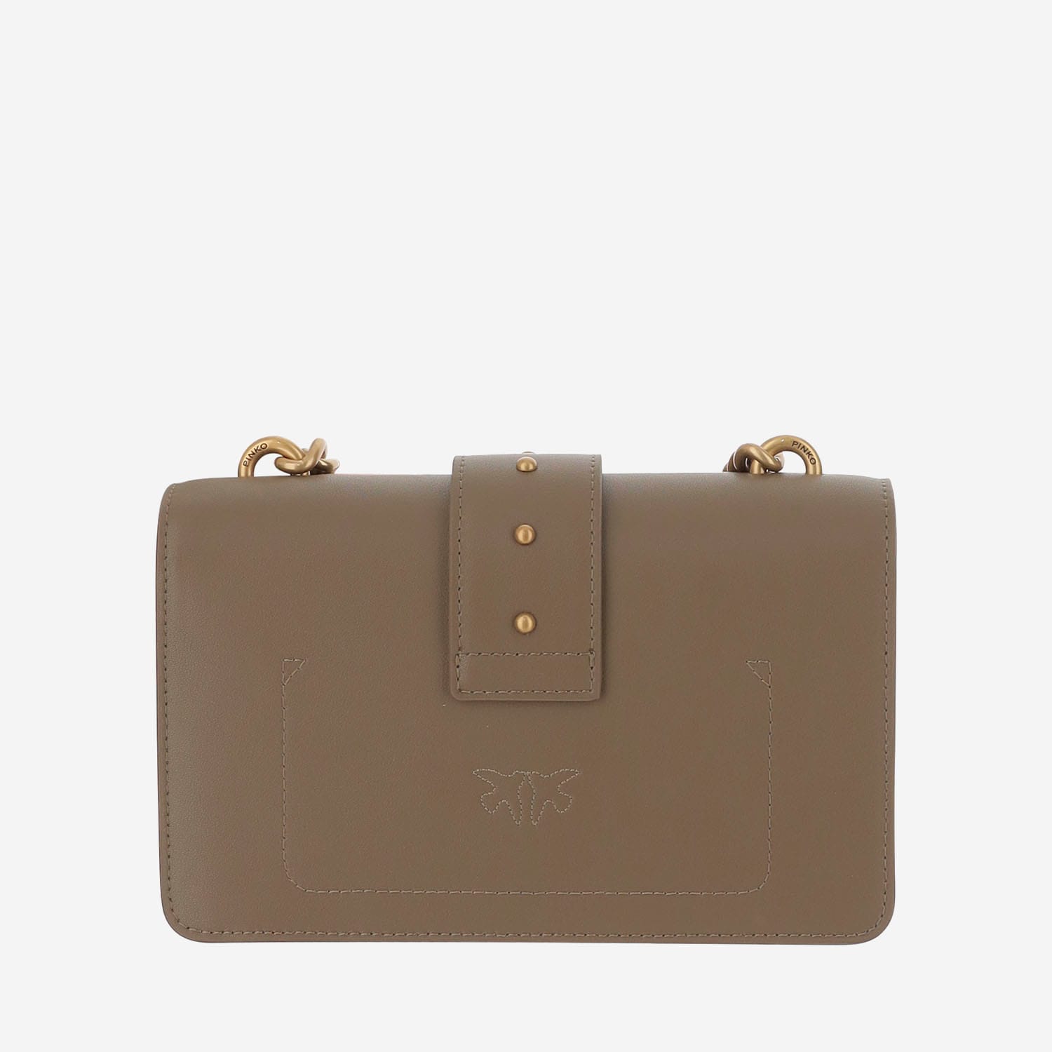 Pinko Love One Mini Crossbody Bag In Brown