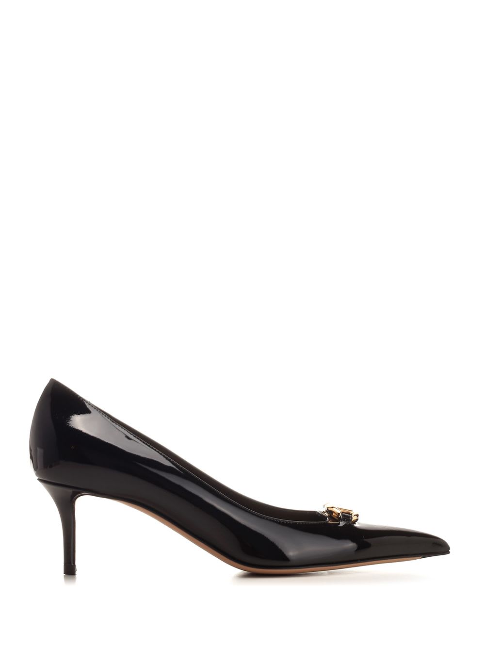 Shop Valentino Pump Vlogo The Bold Edition In Black