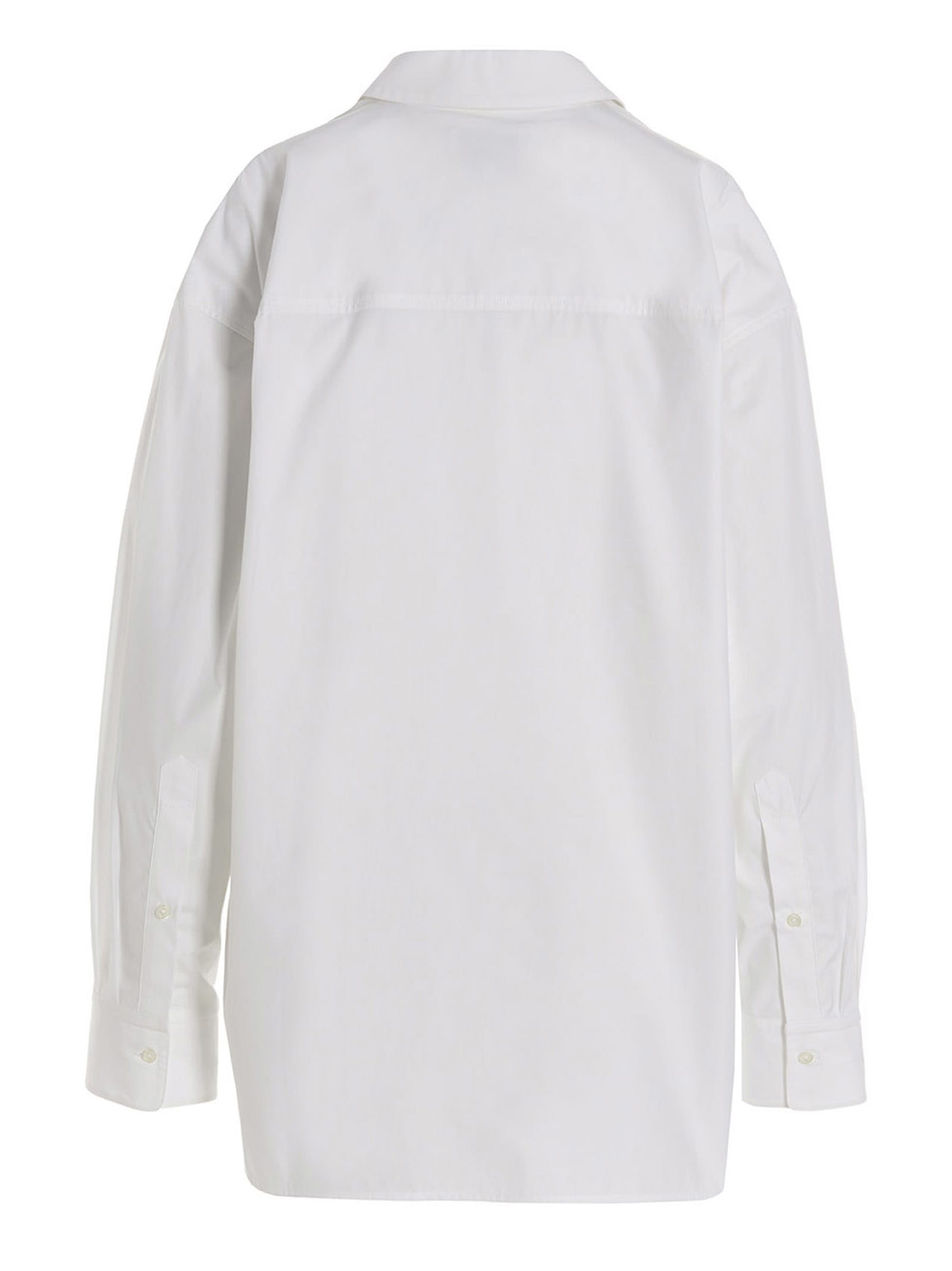 Shop Loulou Studio Espanto Shirt In White