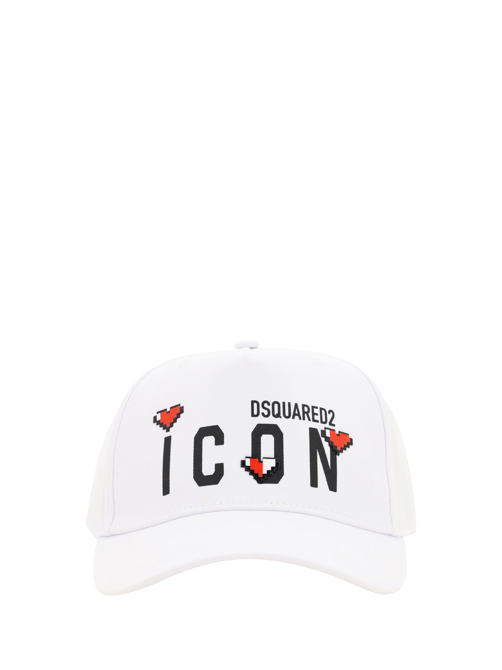 Dsquared2 White Cotton Hat