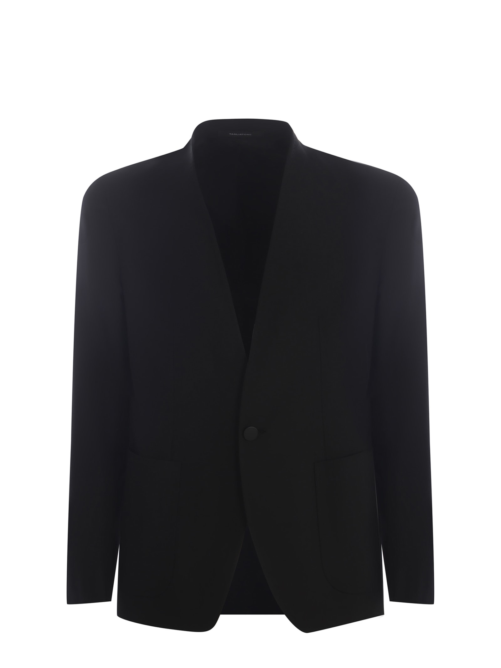 Single-breasted Jacket Tagliatore Made Of Fresh Wool