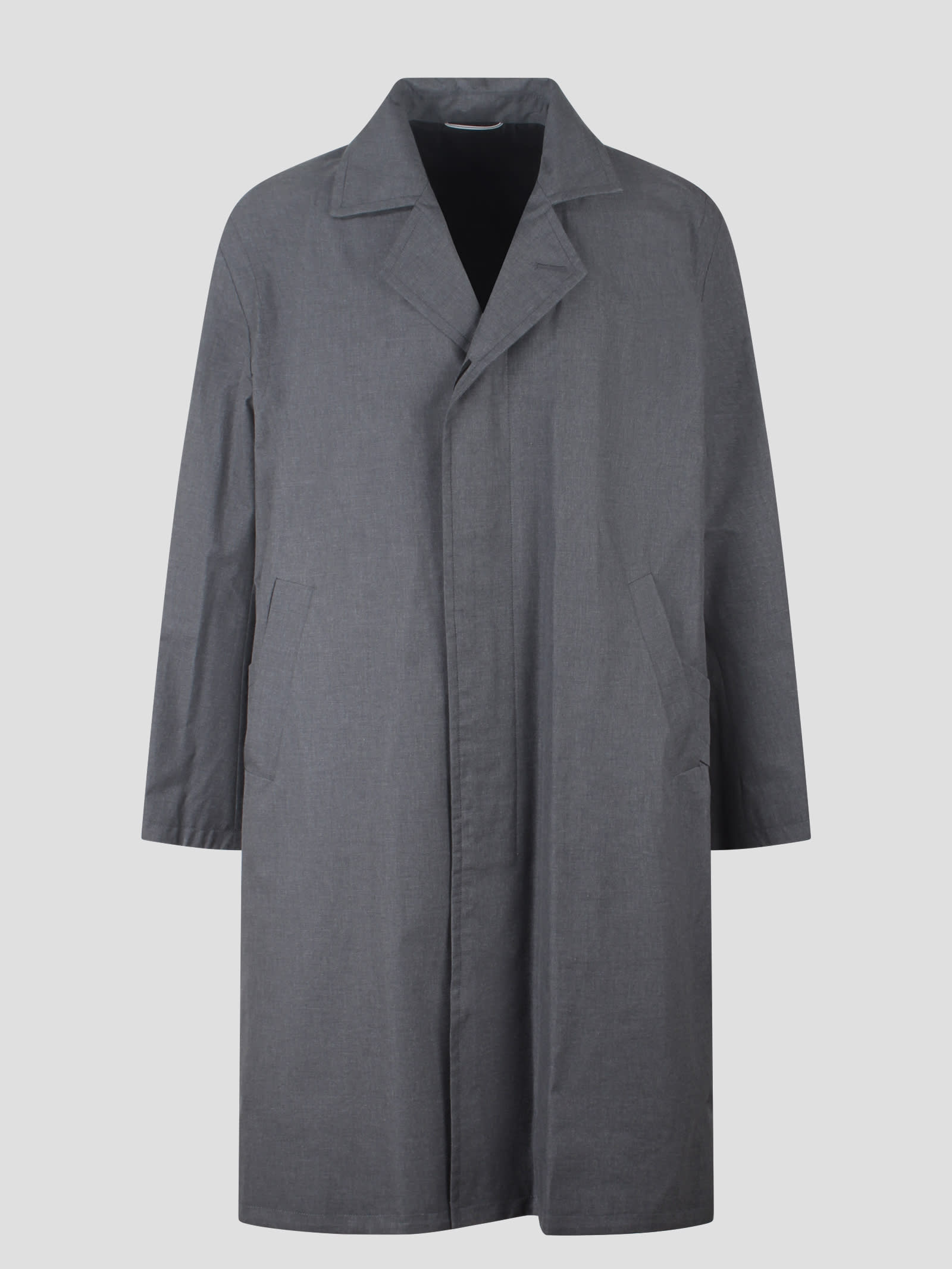 Shop Dior Trench Coat In Grey