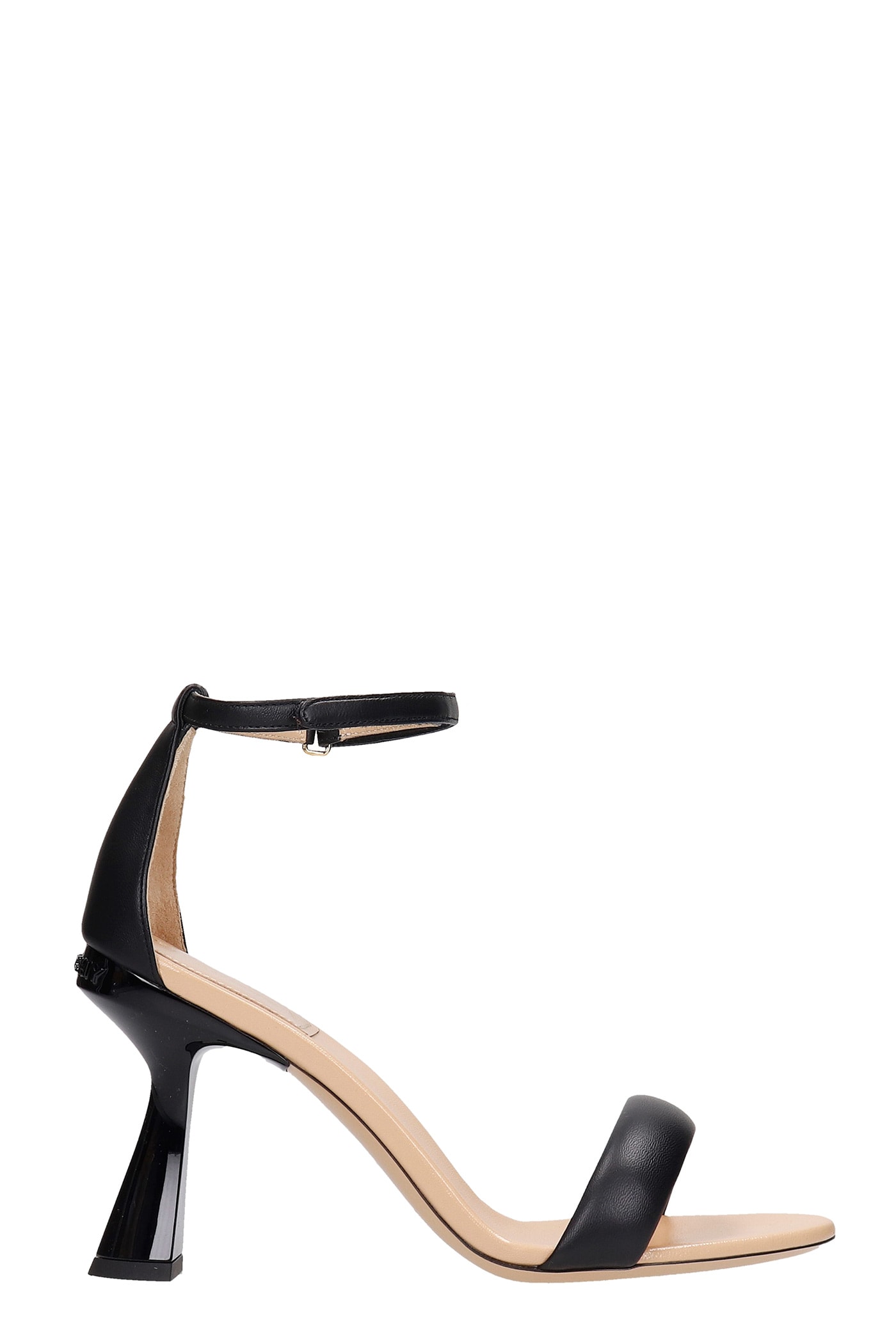 Buy Givenchy Carene Sandals In Black Leather online, shop Givenchy shoes with free shipping