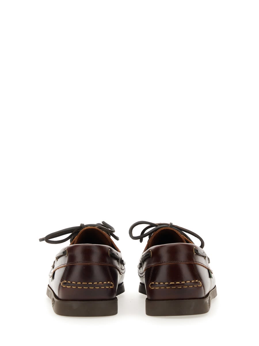 Shop Paraboot Moccasin Barth In Brown