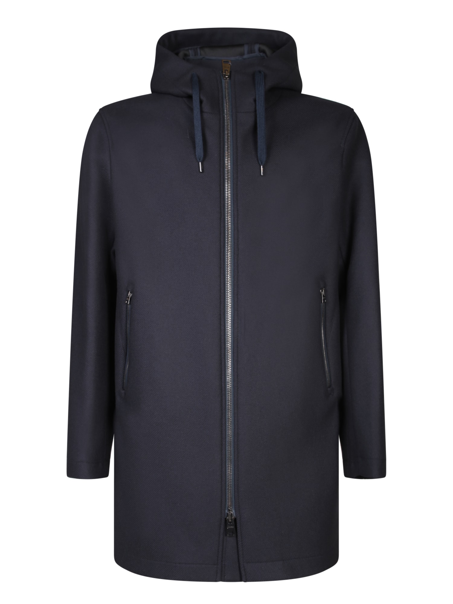 Herno Overcoats In Blue