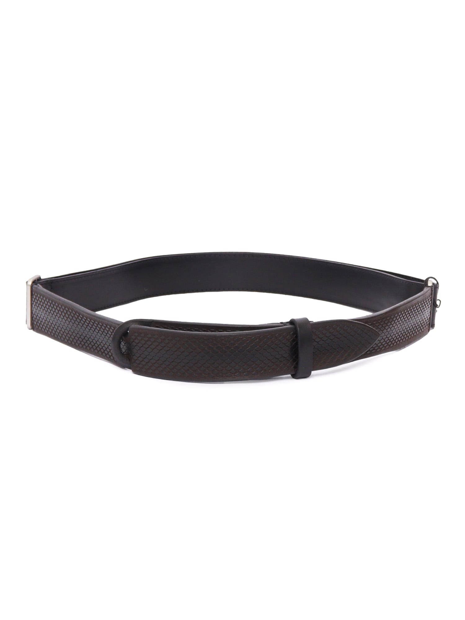 Orciani Textured Belt In Brown