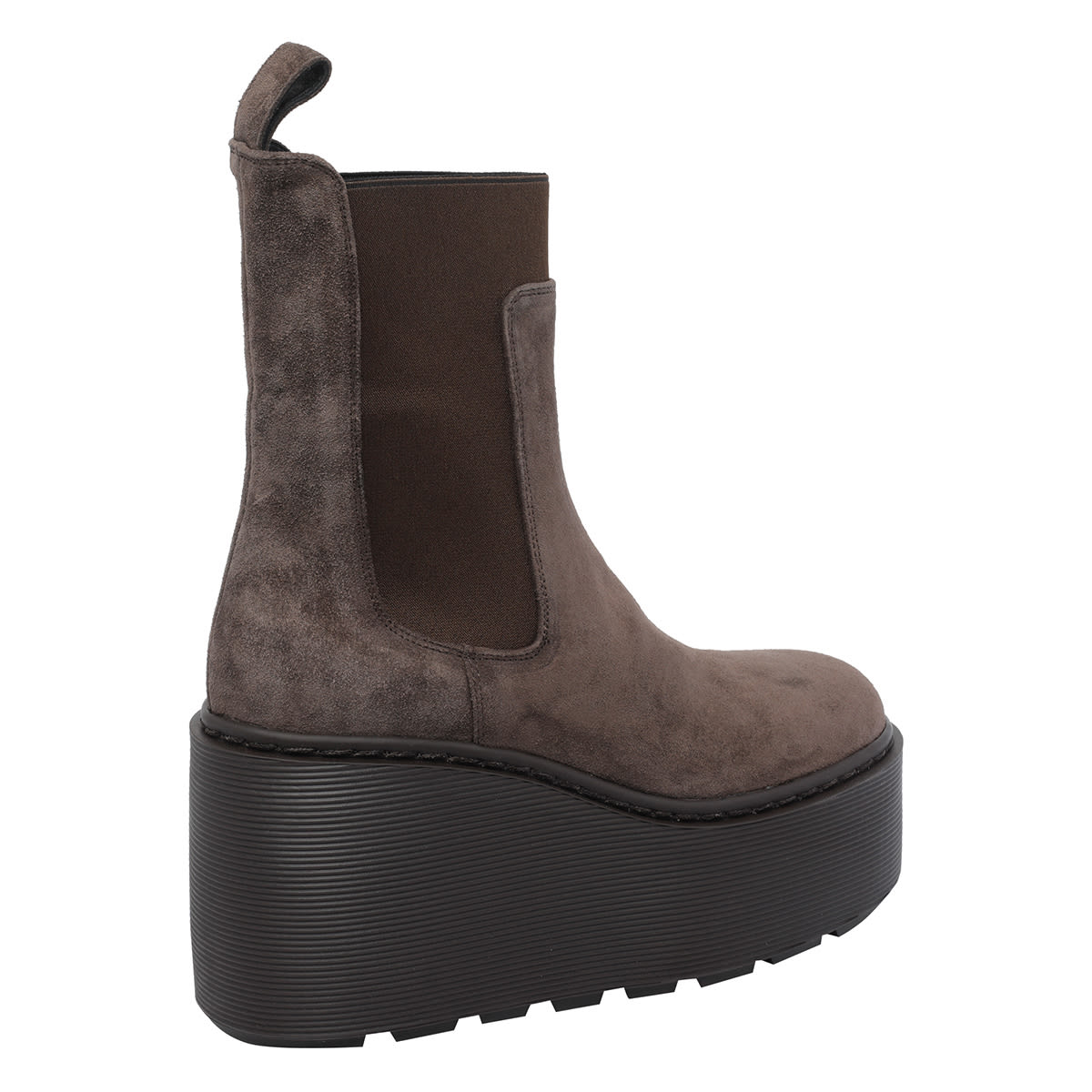 Vic Matie F20 Wedge Stripy Bootie In Multi