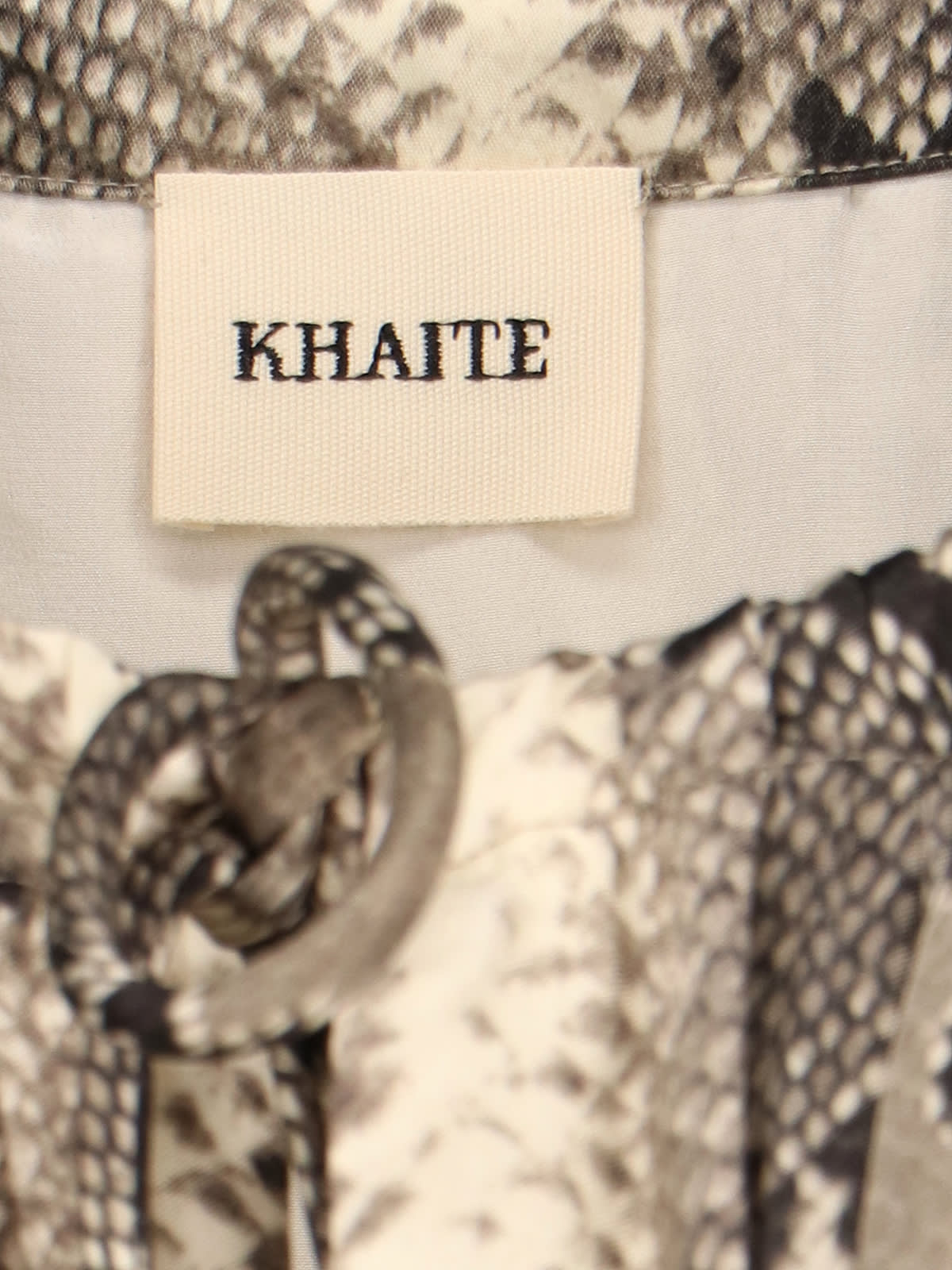 Shop Khaite Cole Maxi Dress In Beige