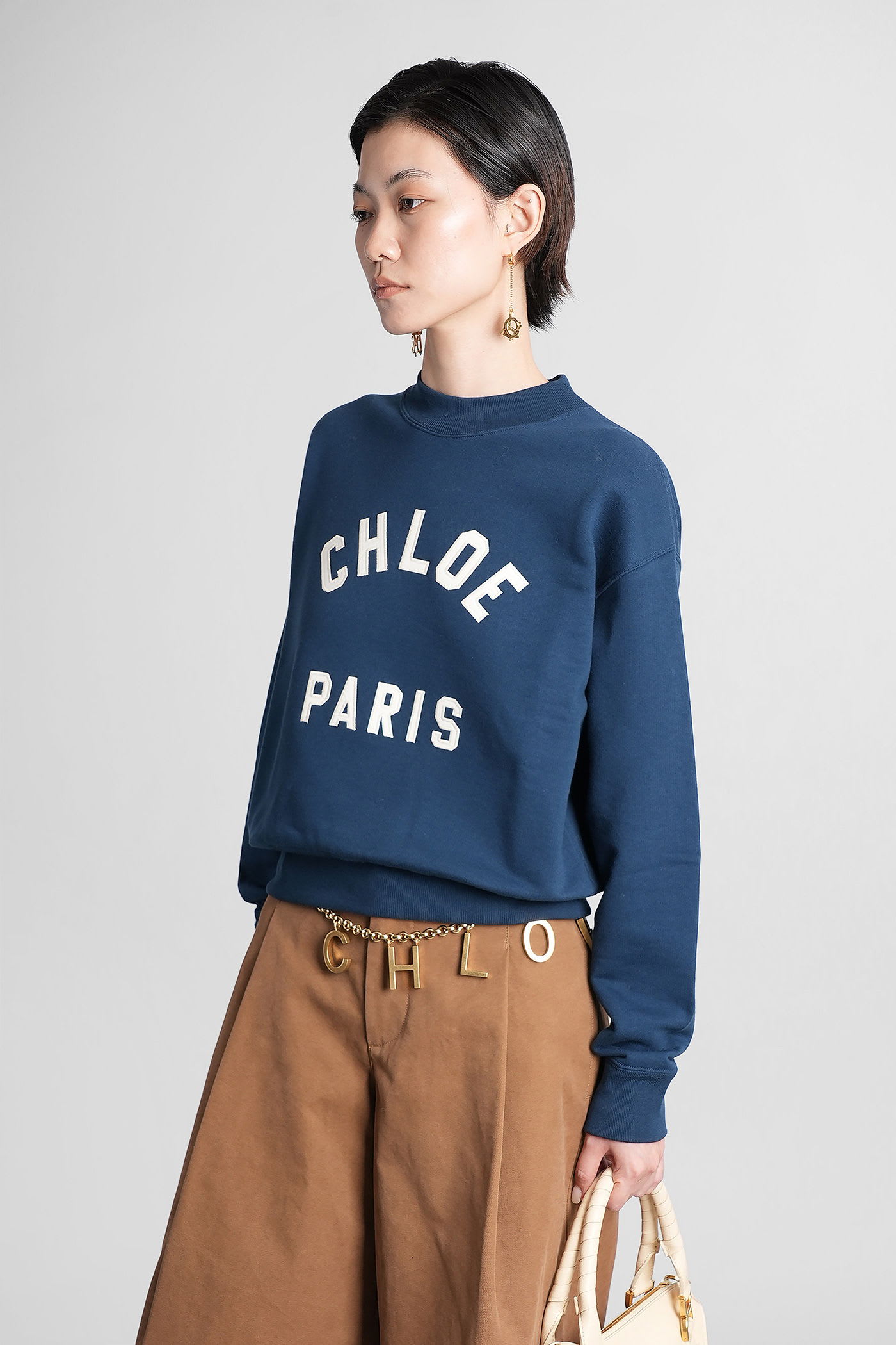 Chloé Polo Ralph Lauren Ss Short Sleeve Pullover In Blue