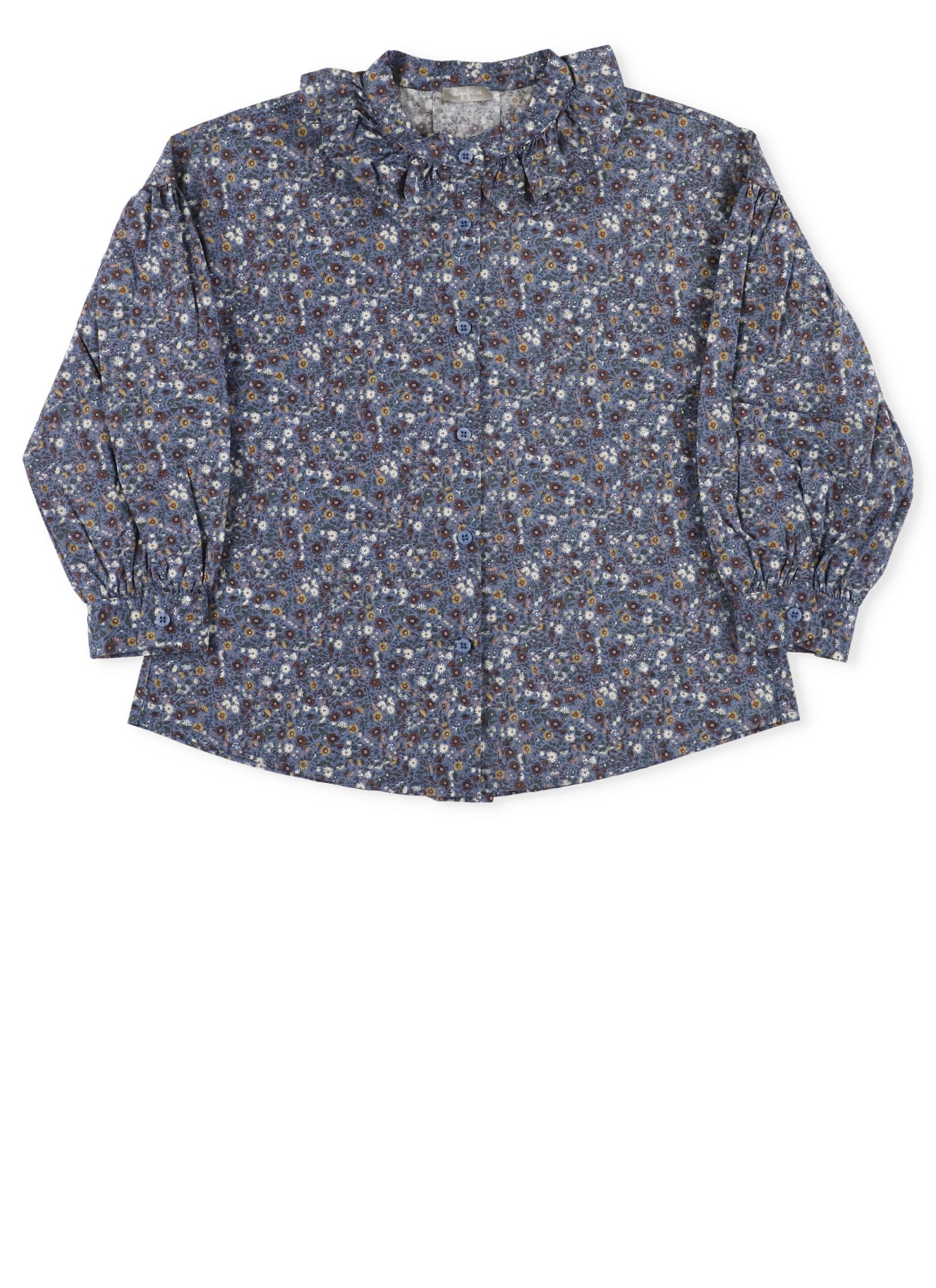 Il Gufo Floral Cotton Shirt