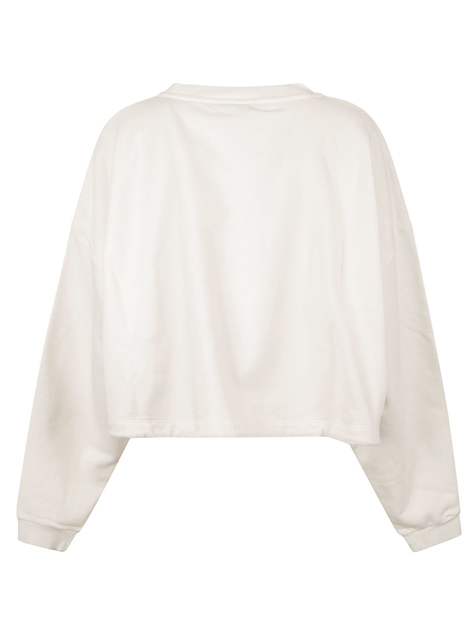 Shop Marni Collage Flowers Sweatshirt In Natural White