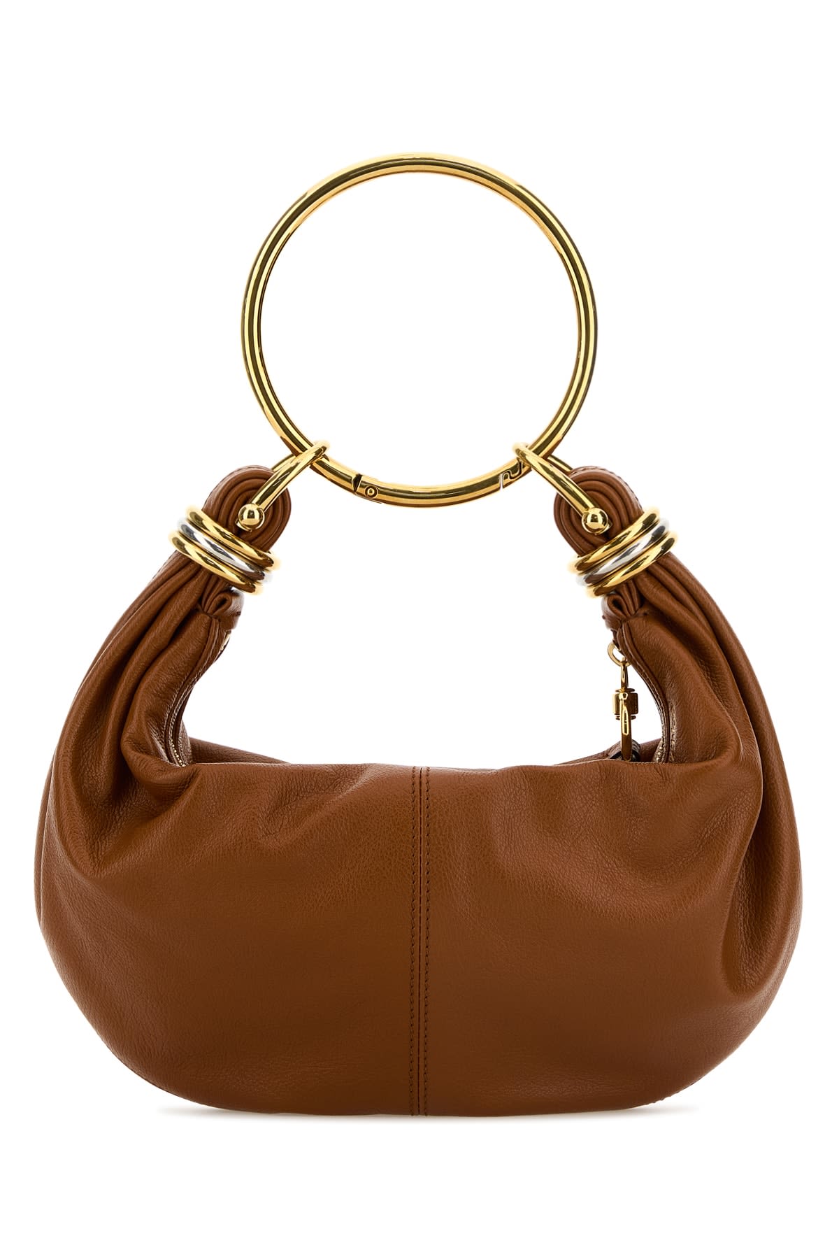 Shop Chloé S611 Bracelet Bag In Claybrown