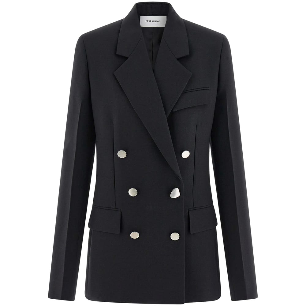 Ferragamo Outerwear In Black