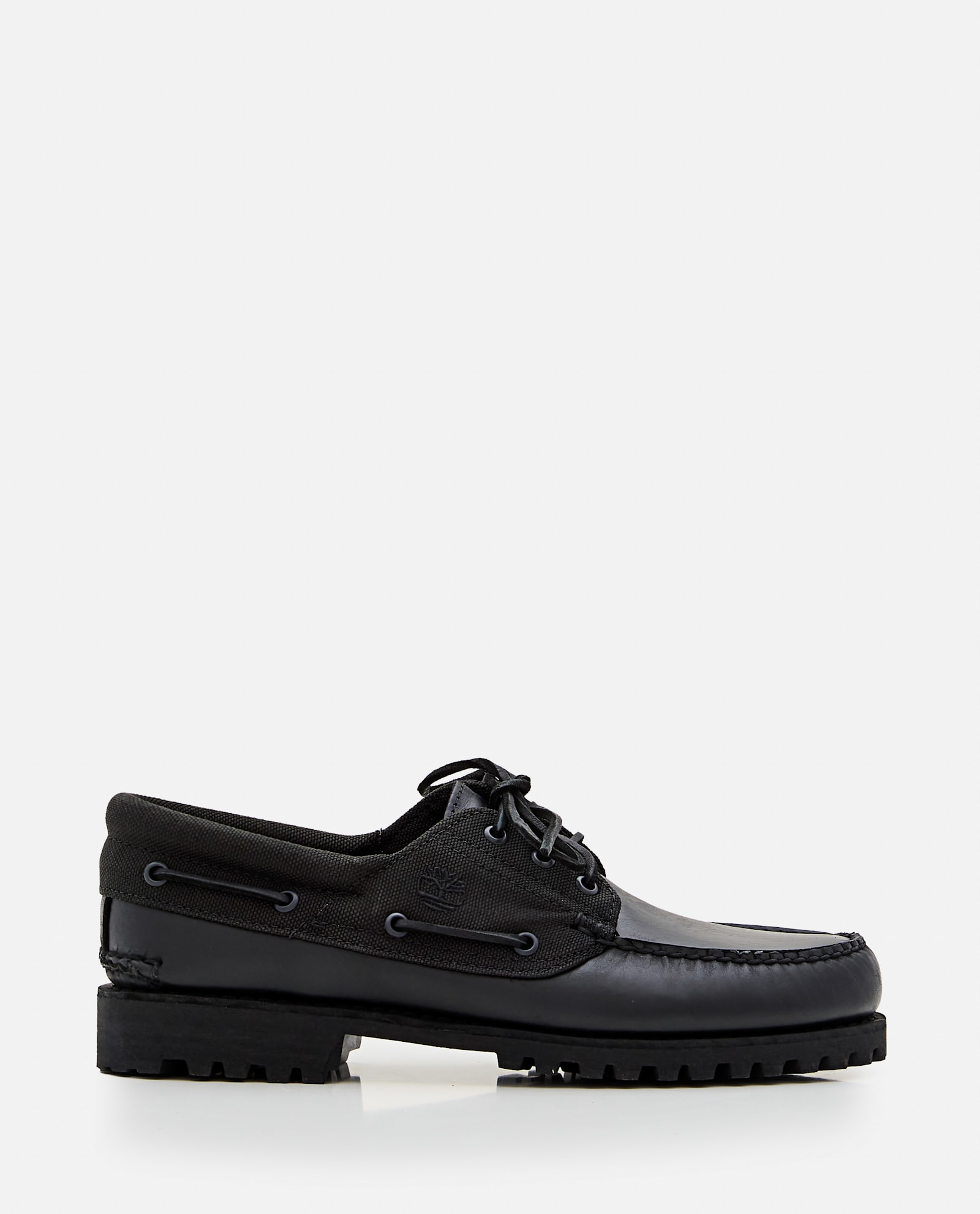 Authentic Boat Shoe Blackout Full Grain