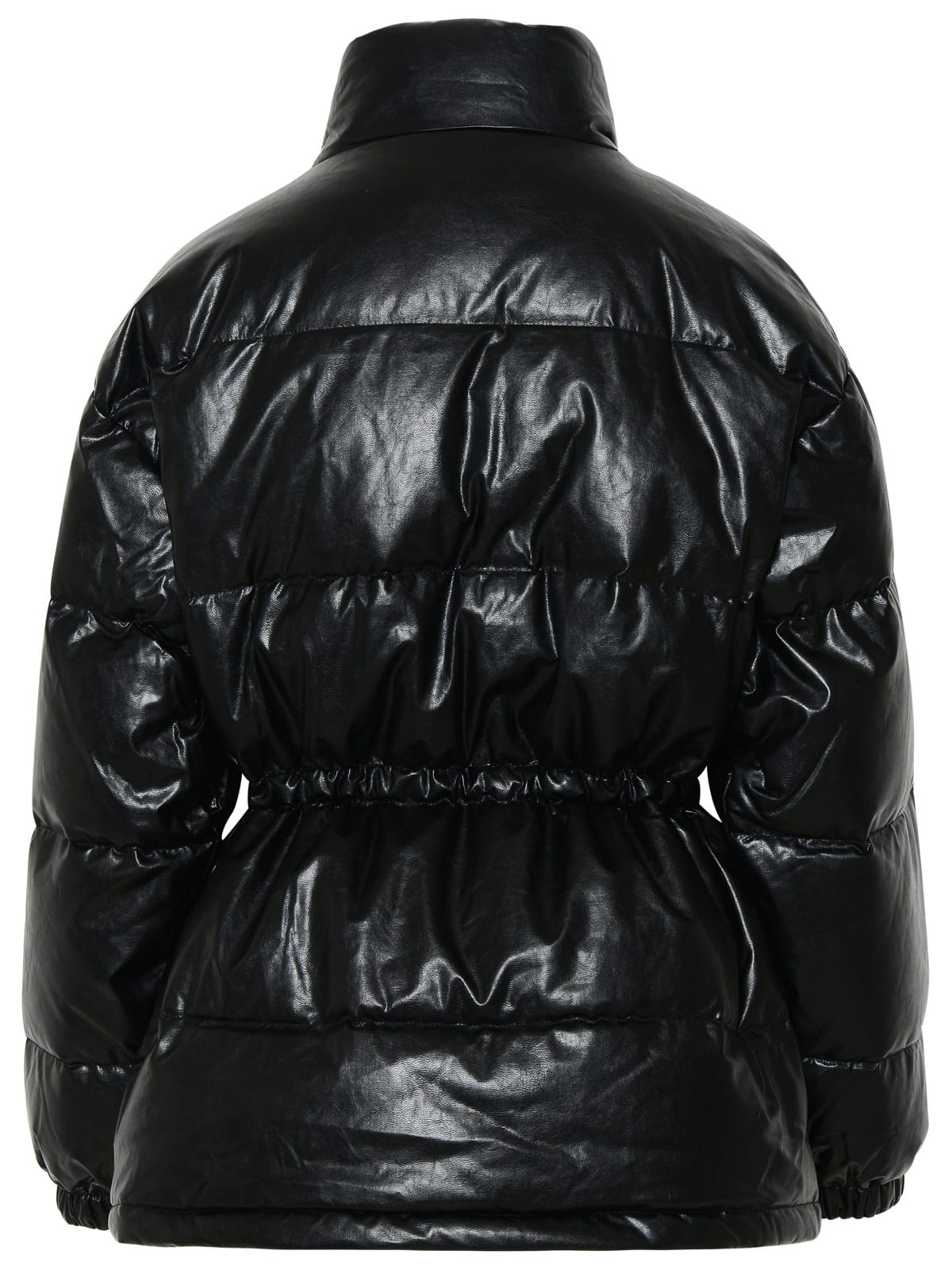 Michael Michael Kors Michael Kors Black Polyurethane Jacket In Black