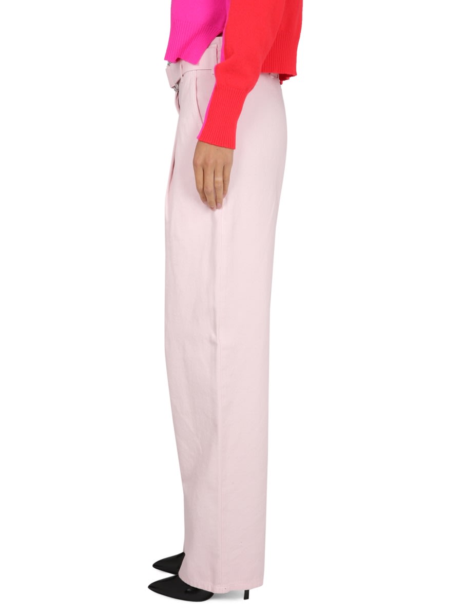 Shop Philosophy Di Lorenzo Serafini Denim Pants In Pink