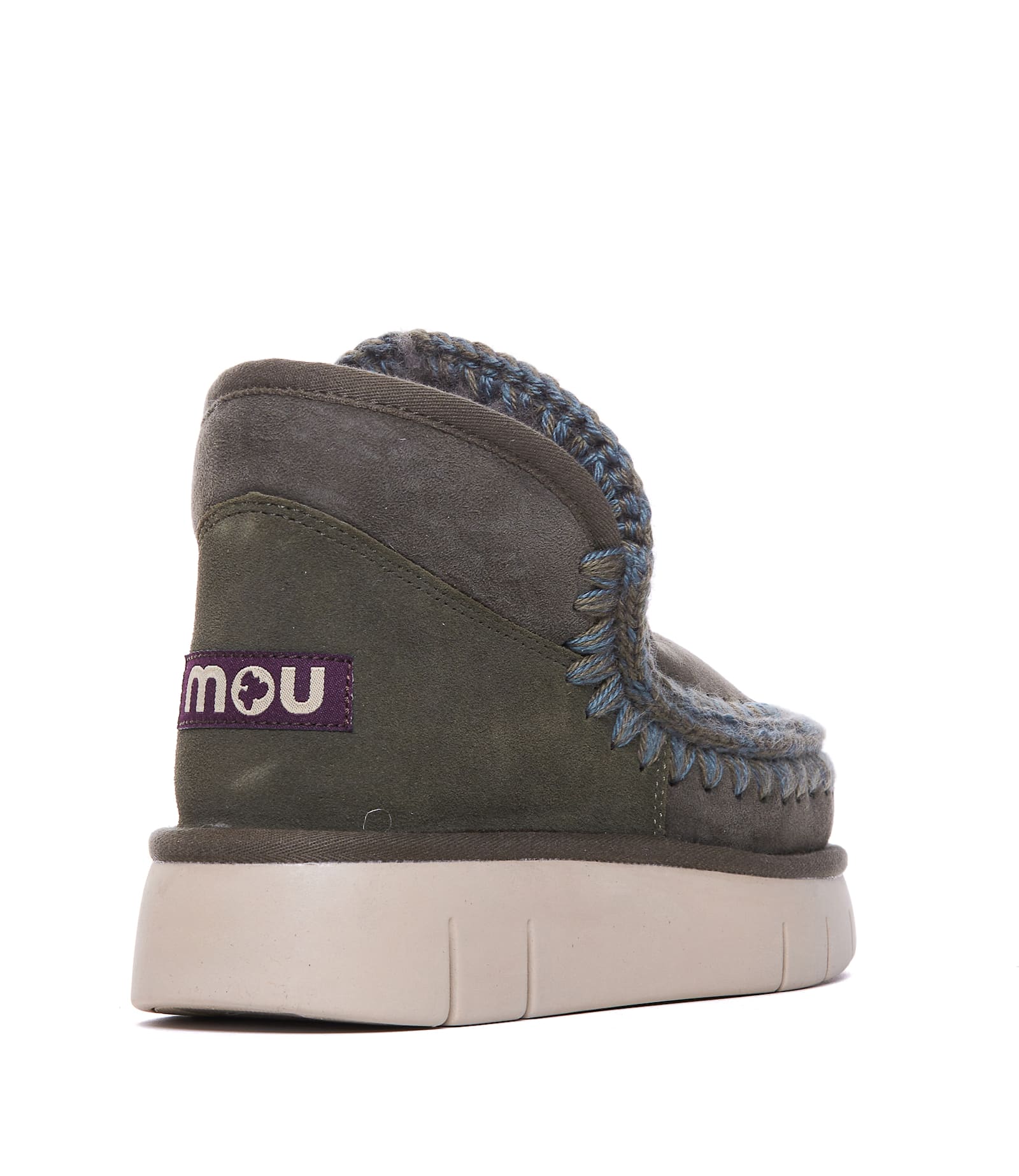 Shop Mou Eskimo Bounce Sneakers In Green