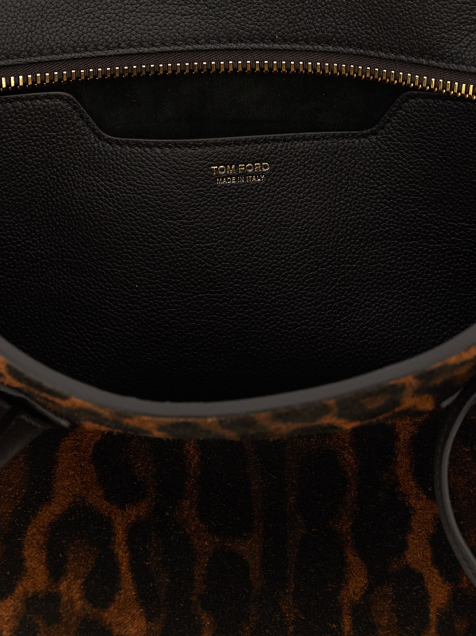 Tom Ford Ocelot Handbag In Brown