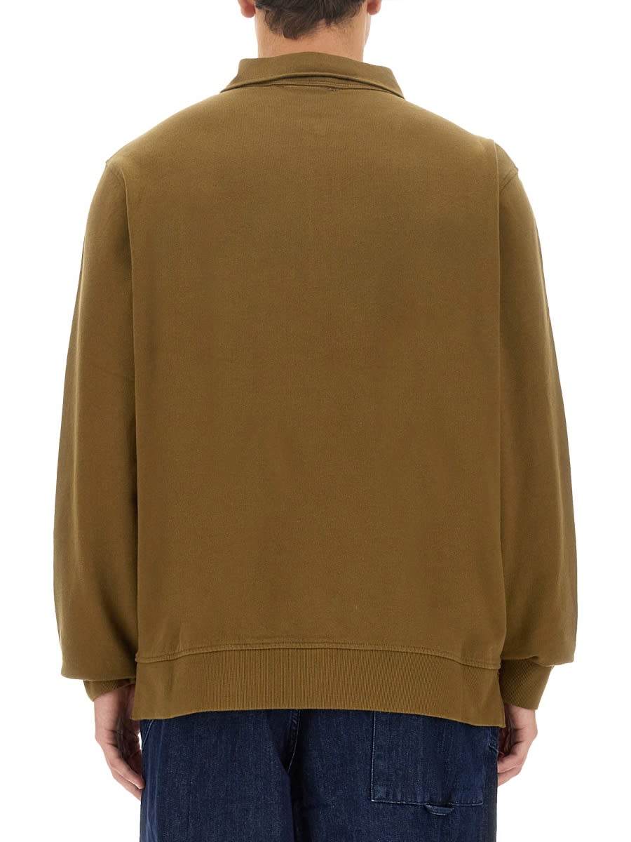 Shop Ymc You Must Create Sugden Sweatshirt In Military Green