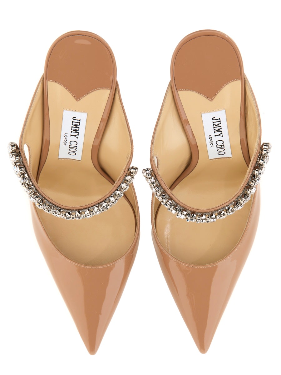 Shop Jimmy Choo Décolleté Bing 100 In Nude