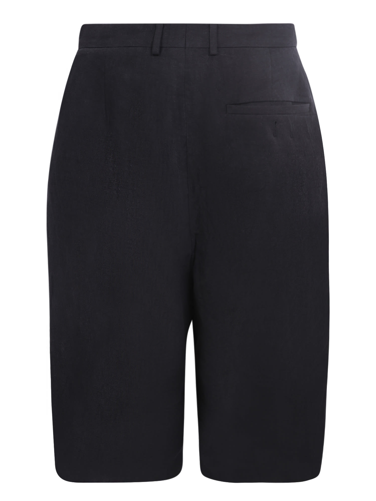Shop Balenciaga Oversize Tailored Shorts In Black