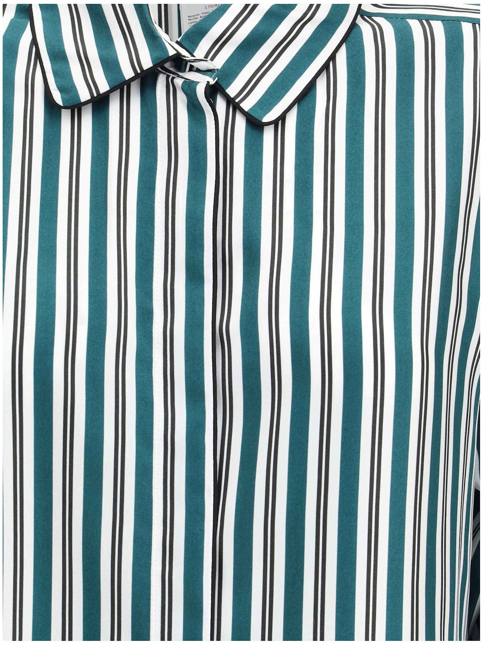 Max Mara Brama Silk Shirt In Blue