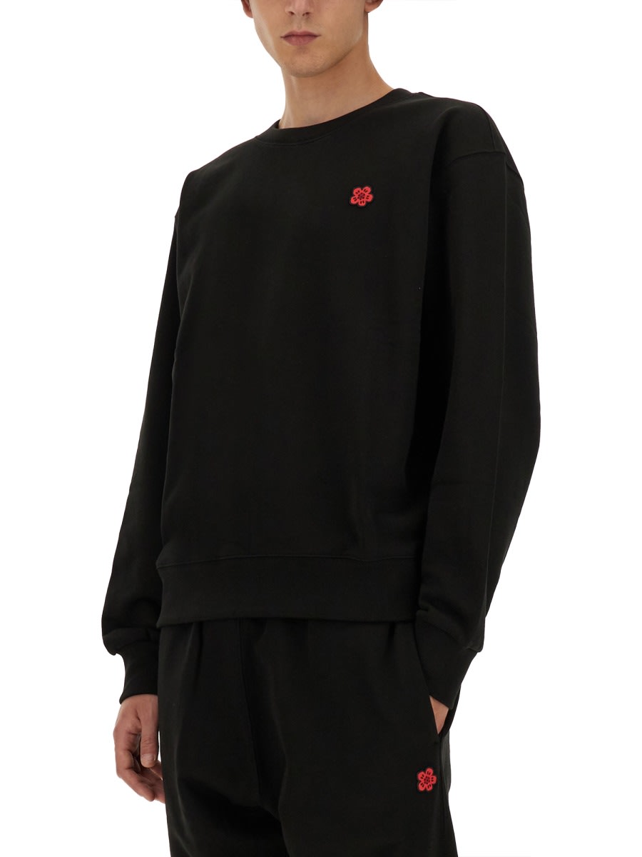 Shop Kenzo Boke Flower Sweatshirt In Black