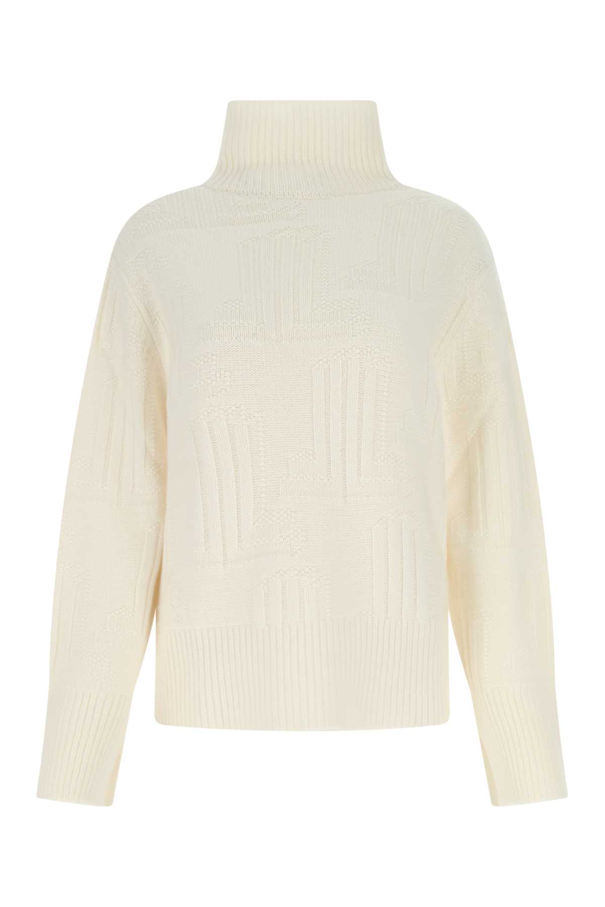 Ivory Cashmere Oversize Sweater