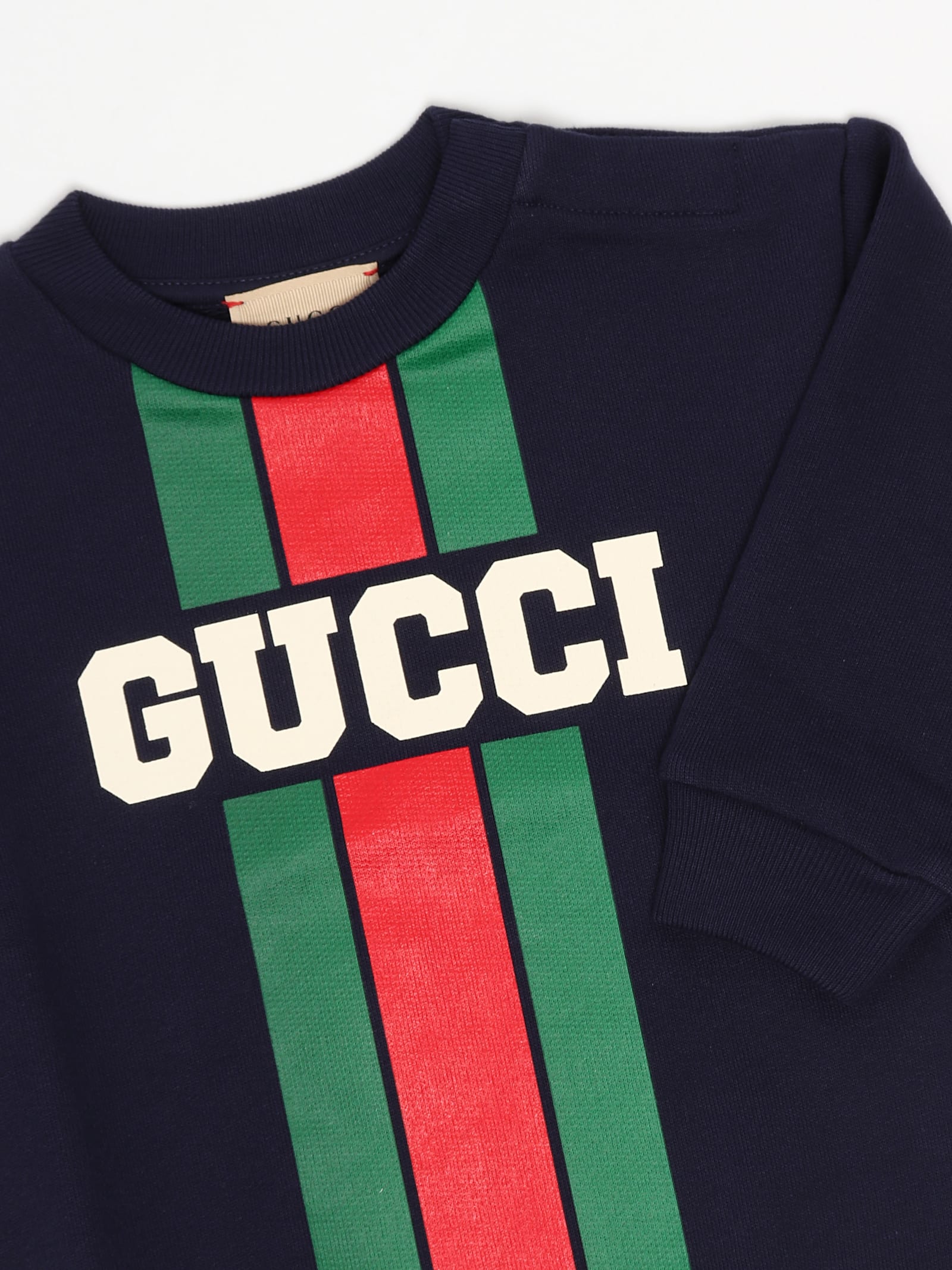 Shop Gucci Sweatshirt Sweatshirt In Blu