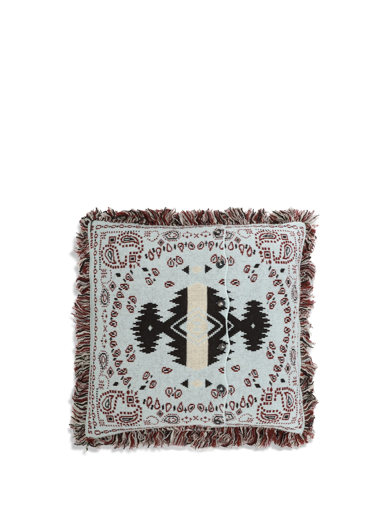 Alanui Jacquard Bandana Pillow In Multi